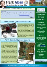 Swan Hills E-Newsletter (May/June 2013) - Liberal Party of Australia ...