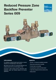 Reduced Pressure Zone Backflow Preventer