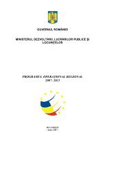 PROGRAMUL OPERAŢIONAL REGIONAL 2007- 2013 - ADR Centru