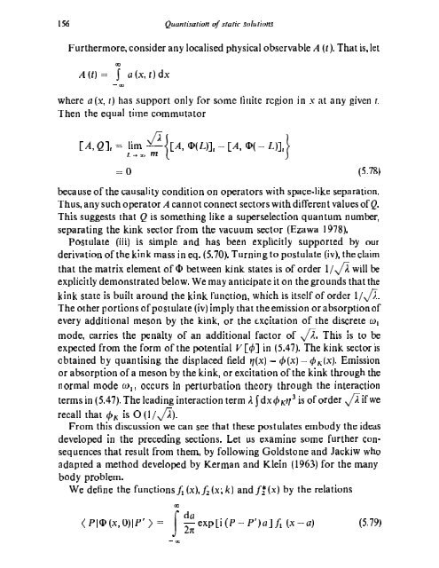 Rajaraman. Solitons and instantons - LMPT