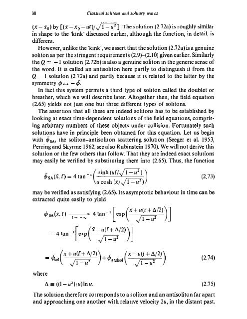 Rajaraman. Solitons and instantons - LMPT