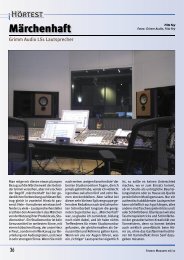Grimm Audio, Fritz Fey - Studio Magazin
