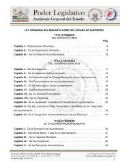 1 Â´ LEY ORGANICA DEL MUNICIPIO LIBRE DEL ESTADO DE ...