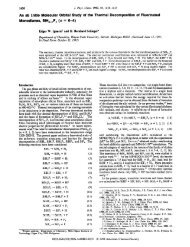 An ab Initio Molecular Orbital Study of the Thermal Decomposition of ...