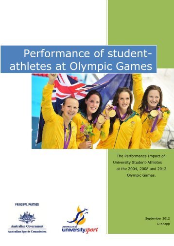 Performance of student- athletes at Olympic Games - Australian ...