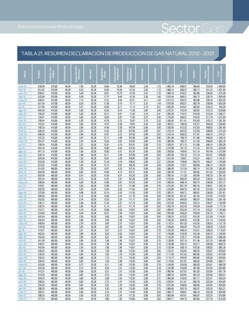 BoletÃ­n EstadÃ­stico de Minas y EnergÃ­a 2007 - 2011 - simco