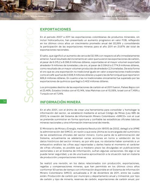 BoletÃ­n EstadÃ­stico de Minas y EnergÃ­a 2007 - 2011 - simco
