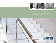 Wheelchair Lift Brochure - ThyssenKrupp Access