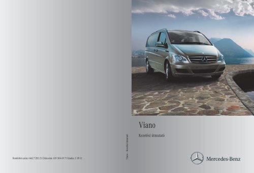Mercedes-Benz Viano kezelÃ©si ÃºtmutatÃ³ letÃ¶ltÃ©se (PDF)