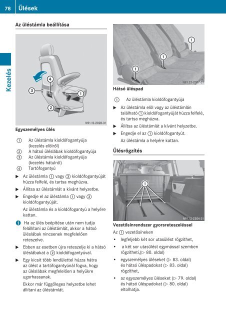 Mercedes-Benz Viano kezelÃ©si ÃºtmutatÃ³ letÃ¶ltÃ©se (PDF)