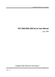 EST 2868/3868 USB Server User Manual