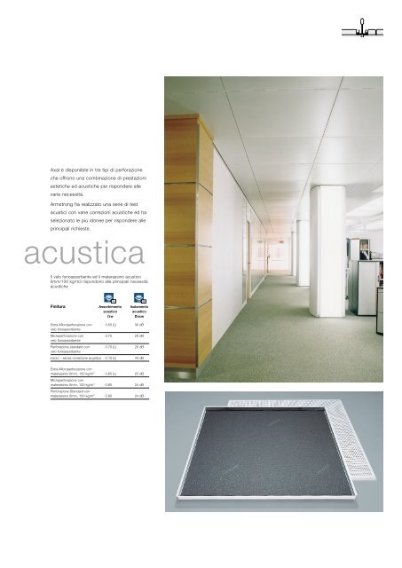 Scarica la brochure Orcal Axal - Armstrong