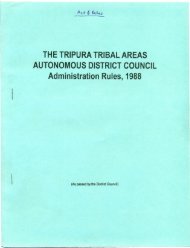 the tripura tribal areas autonomous district council ... - ttaadc