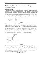 24. Upornik, tuljava in kondenzator v tokokrogu z izmeniÄnim tokom