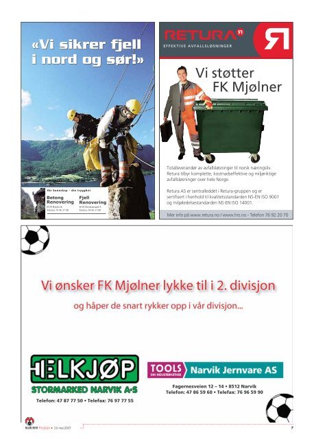 Nr 1 2007 - FK Mjølner