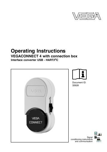 Operating Instructions - VEGACONNECT 4 with connection box ...