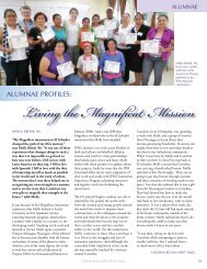 Living the Magnificat Mission - Magnificat High School