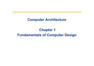 Computer Architecture Chapter 1 Fundamentals of Computer Design
