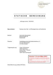 statischeberechnung - Qualitätsgemeinschaft Holzbrückenbau