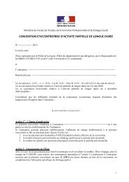 convention etat/entreprise d'activite partielle de ... - Emploi.gouv.fr