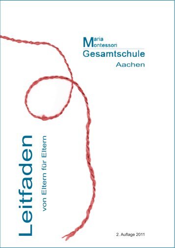 Leitfaden - Maria Montessori Gesamtschule