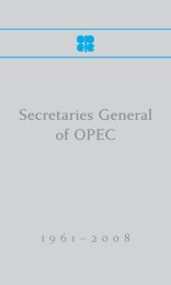 Secretaries General of OPEC