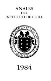 ANALES - Instituto de Chile