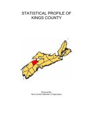 Kings County - Nova Scotia Federation of Agriculture