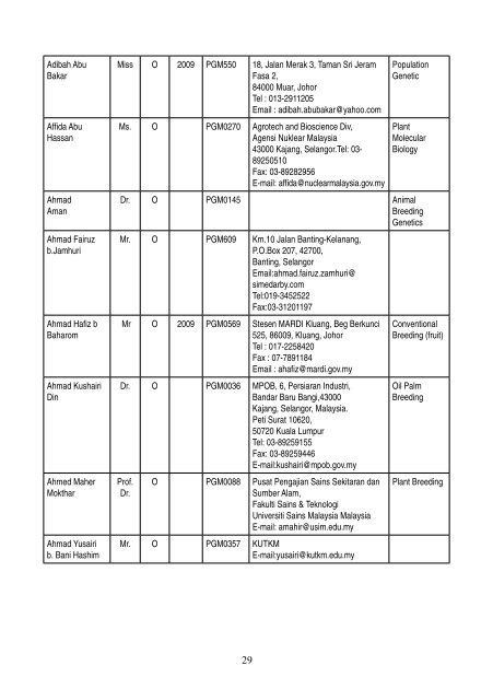 Untitled - Persatuan Genetik Malaysia