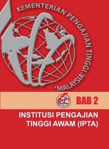 INSTITUSI PENGAJIAN TINGGI AWAM (IPTA) - Kementerian ...