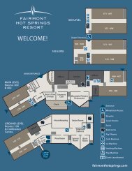 Lodge Map - Fairmont Hot Springs Resort