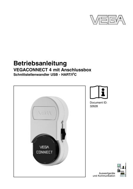 Betriebsanleitung -VEGACONNECT 4 mit Anschlussbox ...