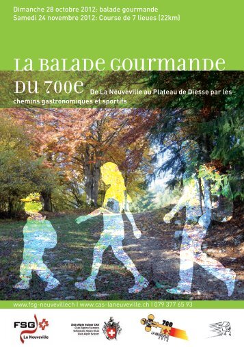 Description de la balade (brochure pdf) - CAS La Neuveville