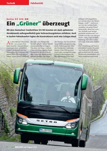 Setra Comfort Class 515 HD - Busmagazin