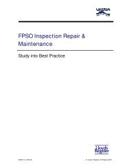 FPSO Inspection Repair & Maintenance - Oil & Gas UK