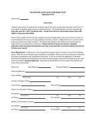 William and Louise Allen Scholarship Application - Purdue ...