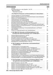 Inhaltsverzeichnis ZDS-Jahresbericht 2009