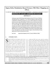 Sigma Delta Modulation Based Ternary FIR Filter Mapping on FPGA