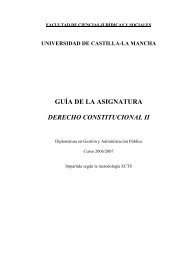 guÃ­a de la asignatura derecho constitucional ii - Universidad de ...