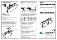 Betriebsanleitung - OERTLI Werkzeuge AG