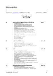 Verbandsreport 1-2-3/2011 - Verband der Wohnungswirtschaft ...