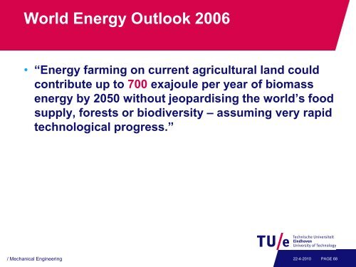 Energy from Biomass Lecture 1 - Mechanical Engineering