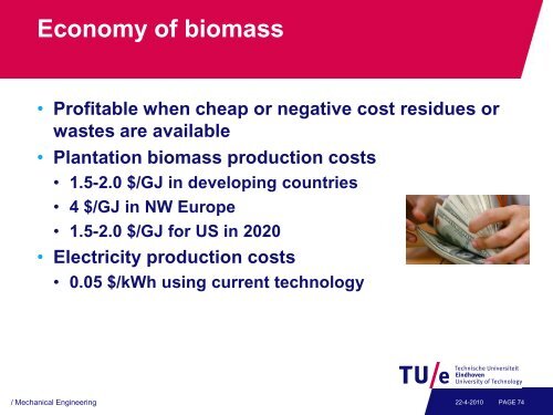 Energy from Biomass Lecture 1 - Mechanical Engineering