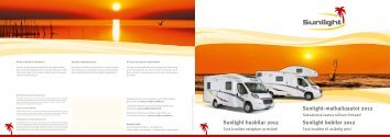 Sunlight-matkailuautot 2012 Sunlight bobiler 2012 Sunlight husbilar ...