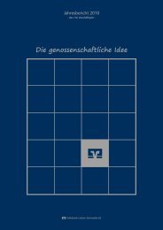 Die genossenschaftliche Idee - Volksbank Uelzen-Salzwedel eG