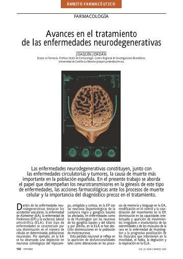 Avances en el tratamiento de las enfermedades neurodegenerativas