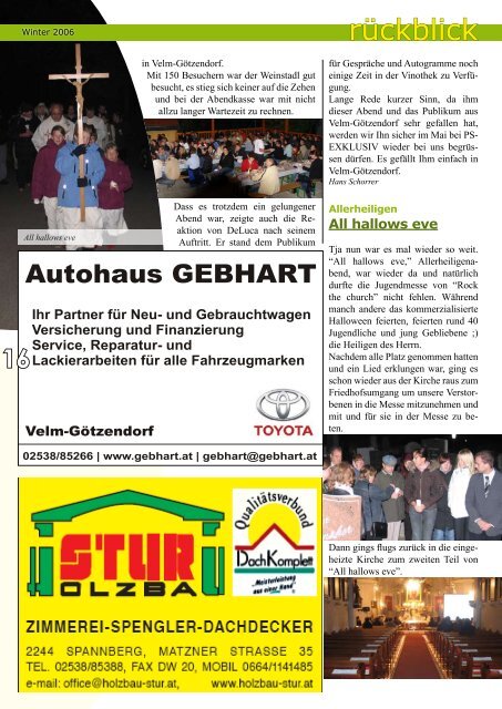 Ausgabe 4 - Velm-Götzendorf