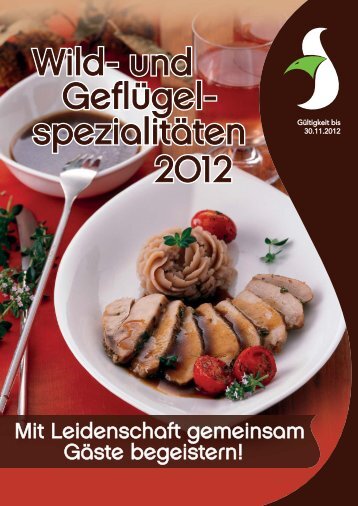 PDF-Wild- und Geflügelangebot 2012 - Recker Feinkost GmbH