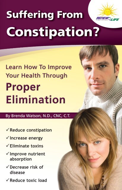 Constipation Brochure_Layout 1.qxd - Renew Life