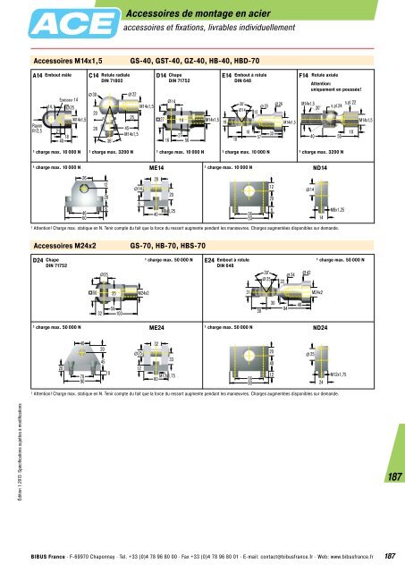 Ãdition 1.2013 Amortisseurs Industriels et de ... - BIBUS France